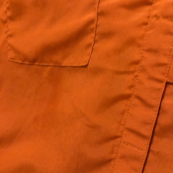 Mustard colored button up NWOT YB - Picture 10 of 11